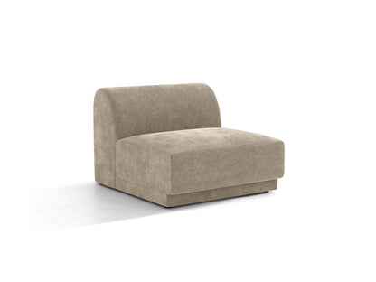 Sofamodul Chenille Beige Miley — Wohnbeispiel