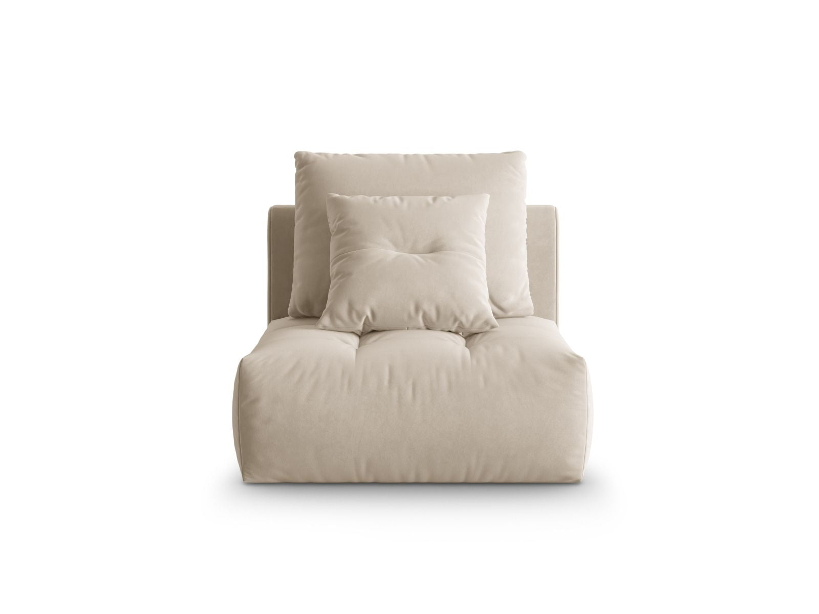 Bloom Modul Armless, 95x107 cm — Light Beige
