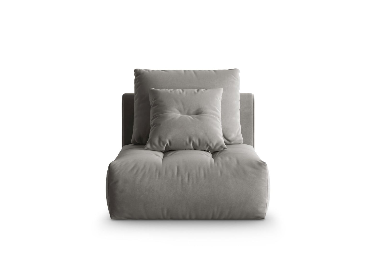 Sofamodul Samt Grau Bloom — Grey