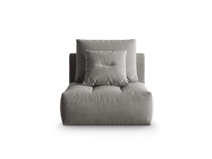 Sofamodul Samt Grau Bloom — Grey