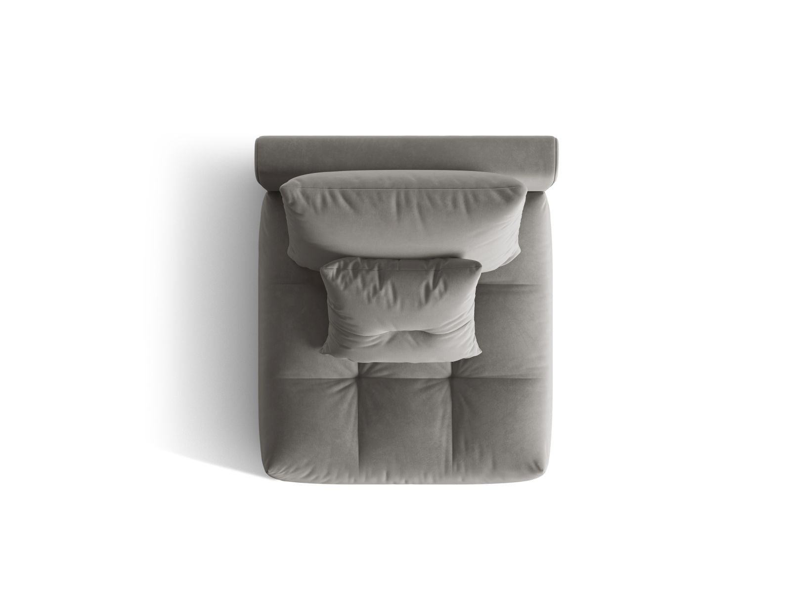 Sofamodul Samt Grau Bloom — Ansicht 4