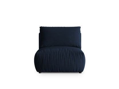 Sofamodul Samt Grau Chris — Royal Blue