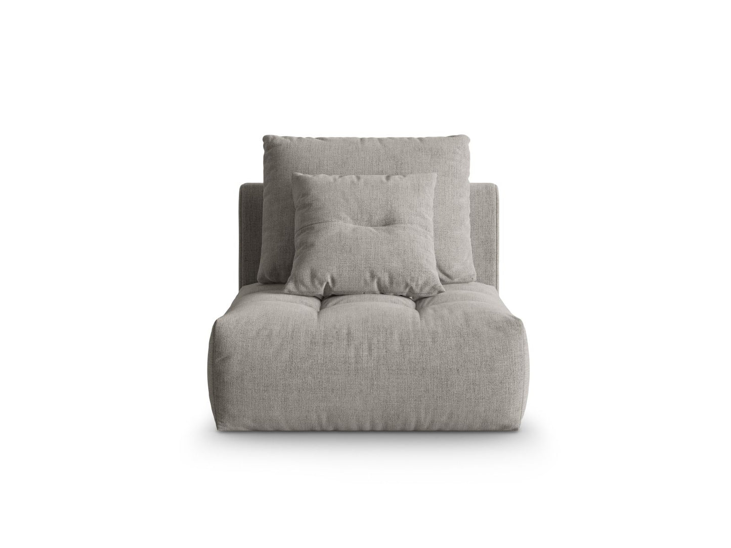 Sofamodul Strukturstoff Auburn Bloom — Light Grey