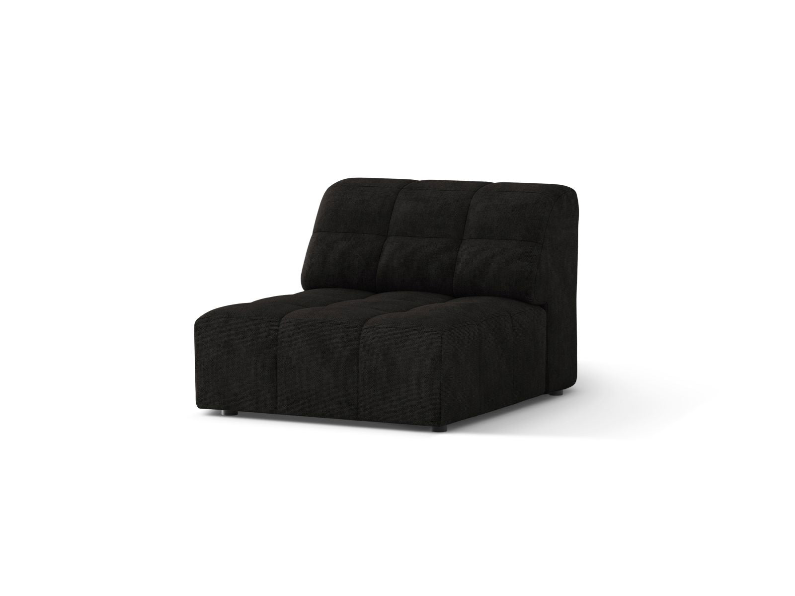 Sofamodul Chenille Anthrazit Jennifer — Wohnbeispiel