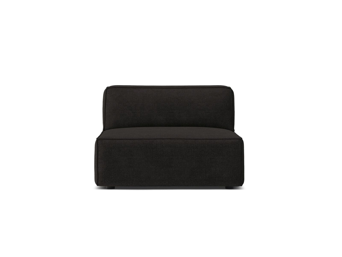 Sofamodul Strukturstoff Beige Jodie — Black