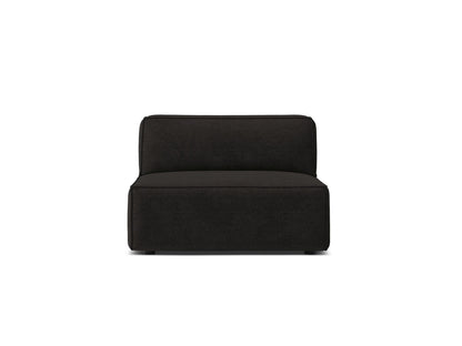 Sofamodul Strukturstoff Beige Jodie — Black