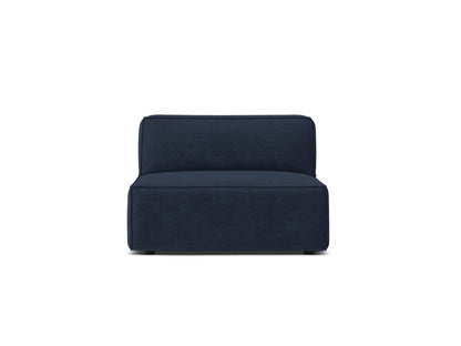 Sofamodul Strukturstoff Beige Jodie — Navy Blue