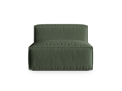 Sofamodul Strukturstoff Beige Nuria — Moss Green