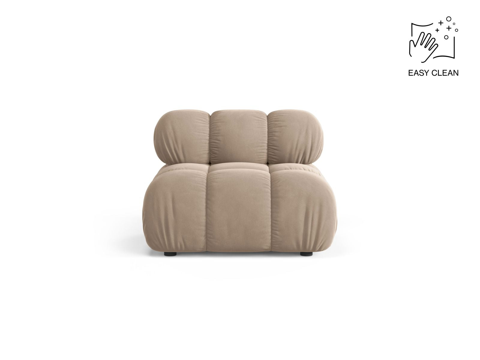 Sofamodul Samt Beige Bellis — Beige
