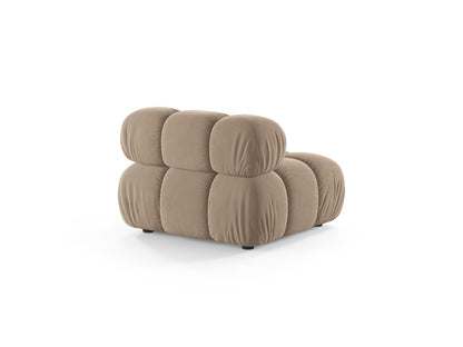 Sofamodul Samt Beige Bellis — Detailansicht