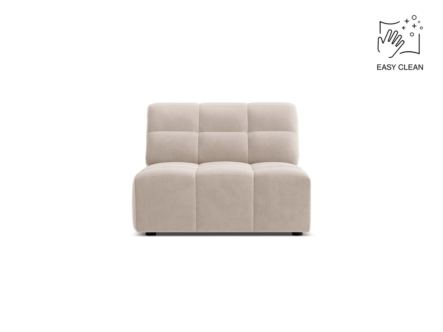 Sofamodul Samt Beige Jennifer — Light Beige