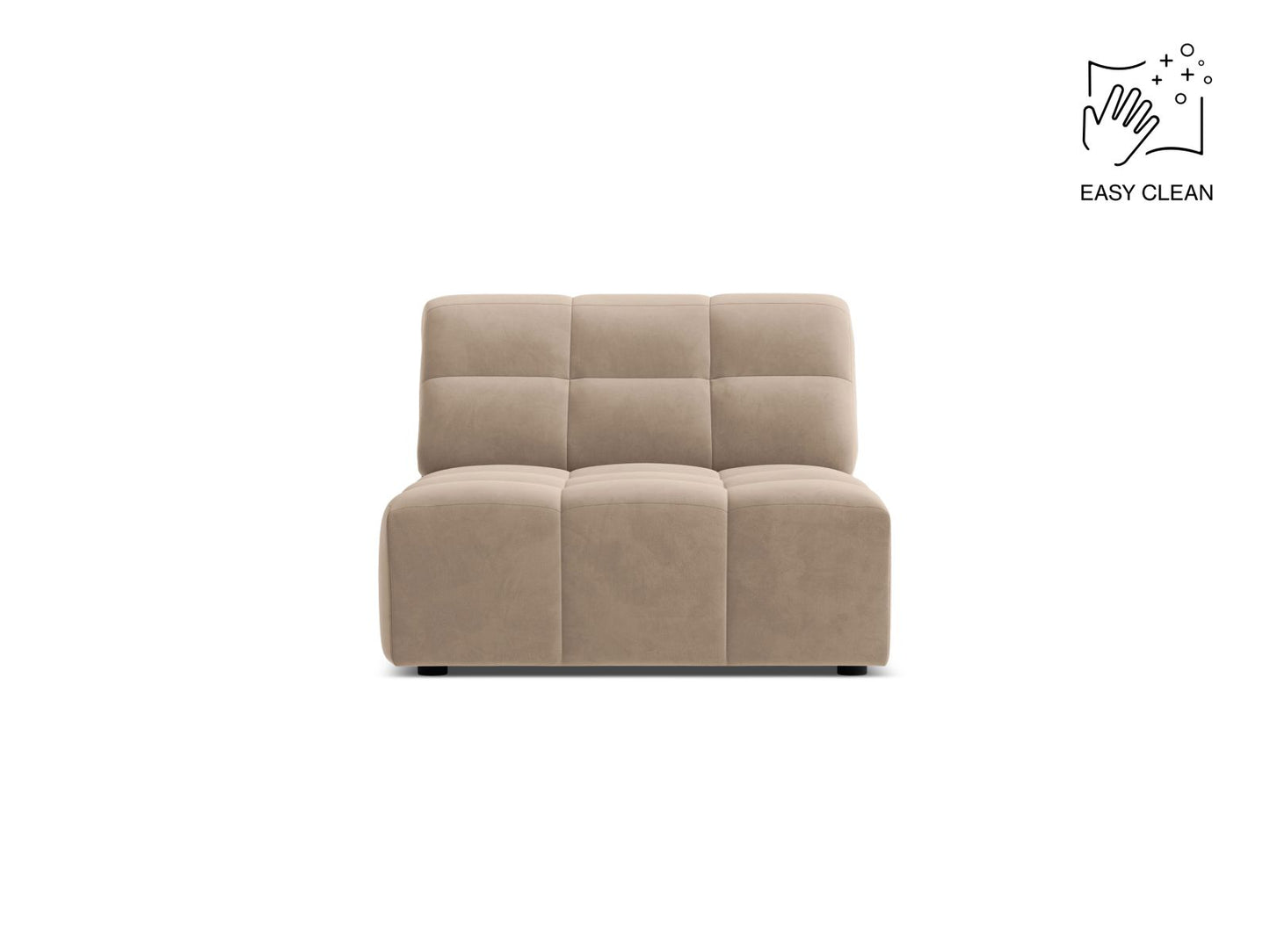 Sofamodul Samt Beige Jennifer — Beige