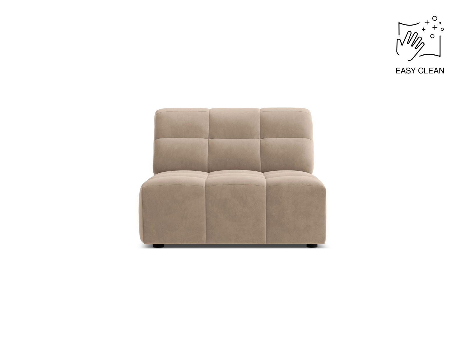 Sofamodul Samt Beige Jennifer — Beige