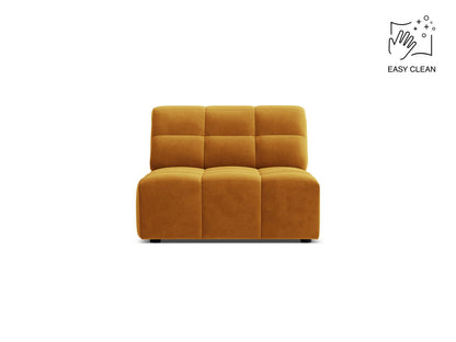 Sofamodul Samt Beige Jennifer — Yellow