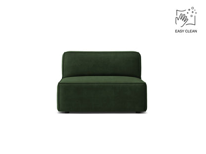 Sofamodul Samt Beige Jodie — Bottle Green