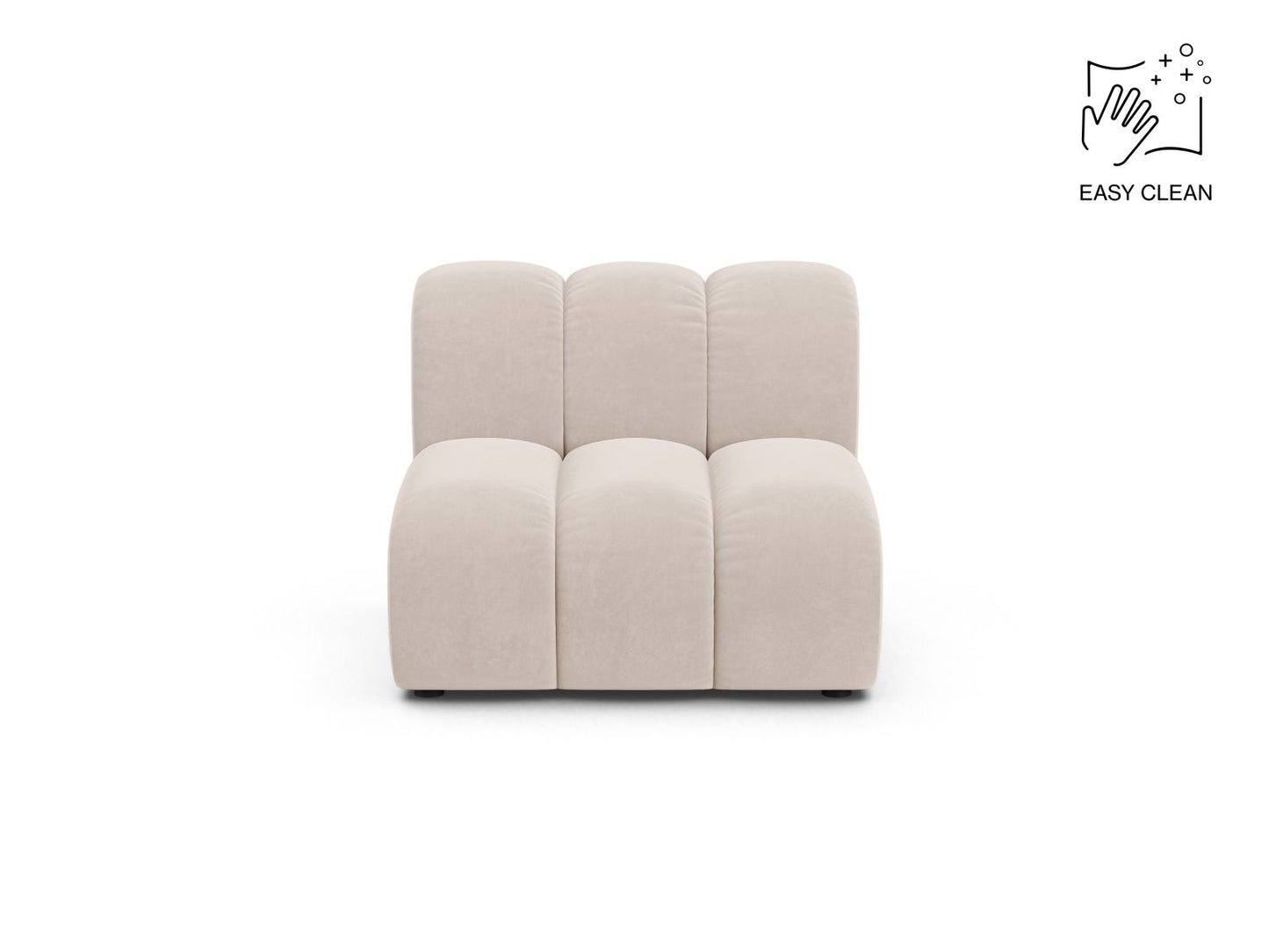 Sofamodul Samt Beige Lupine — Light Beige