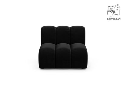 Sofamodul Samt Beige Lupine — Black