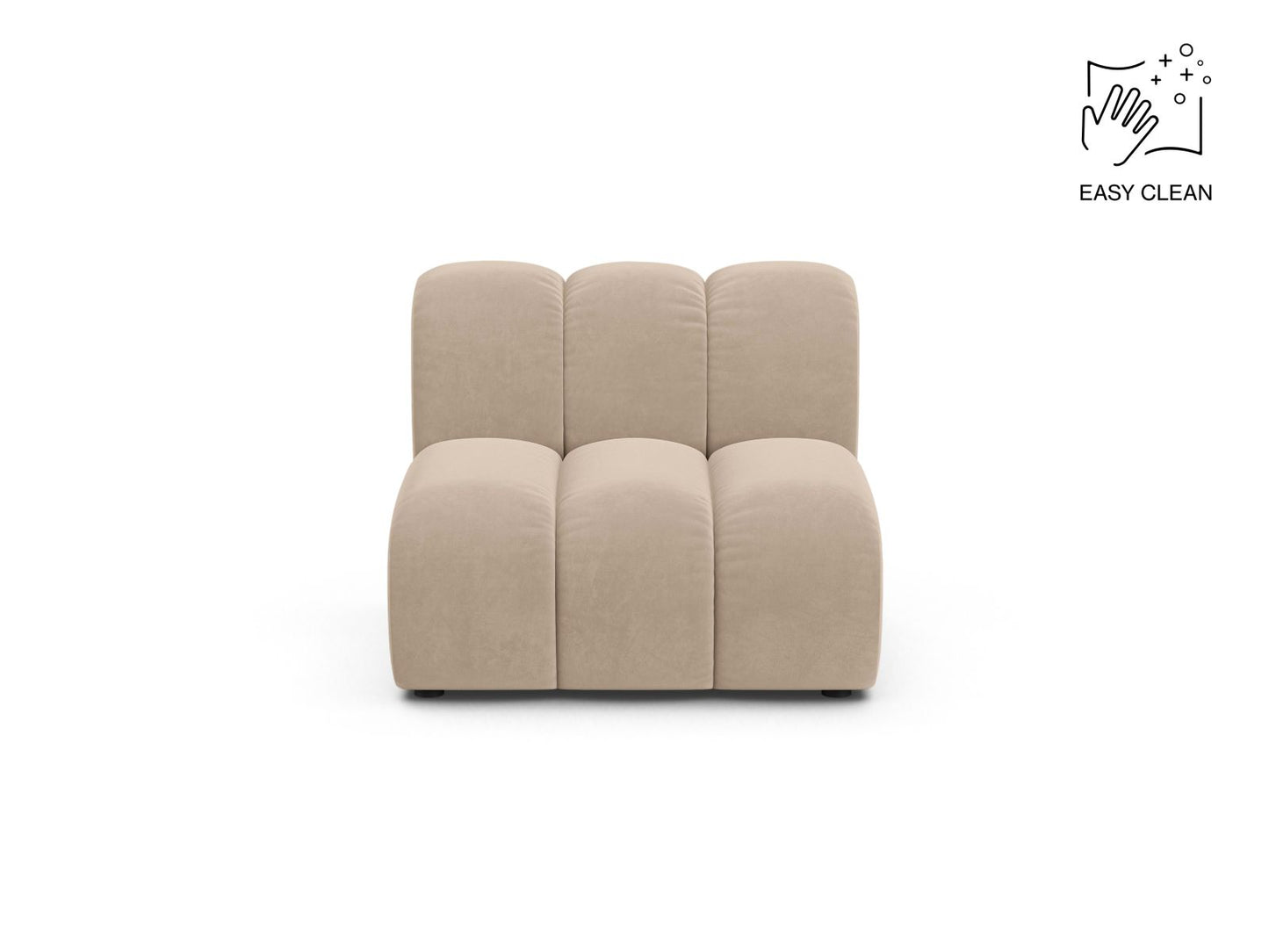 Sofamodul Samt Beige Lupine — Beige
