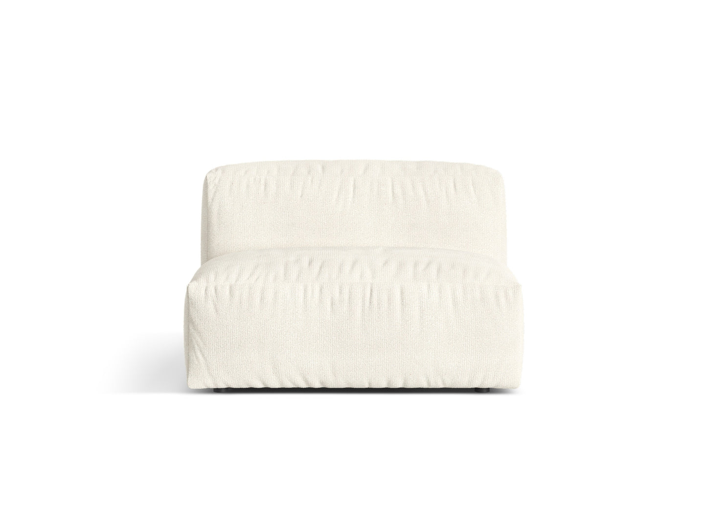 Sofamodul Bouclé Anthrazit Martina — Ivory