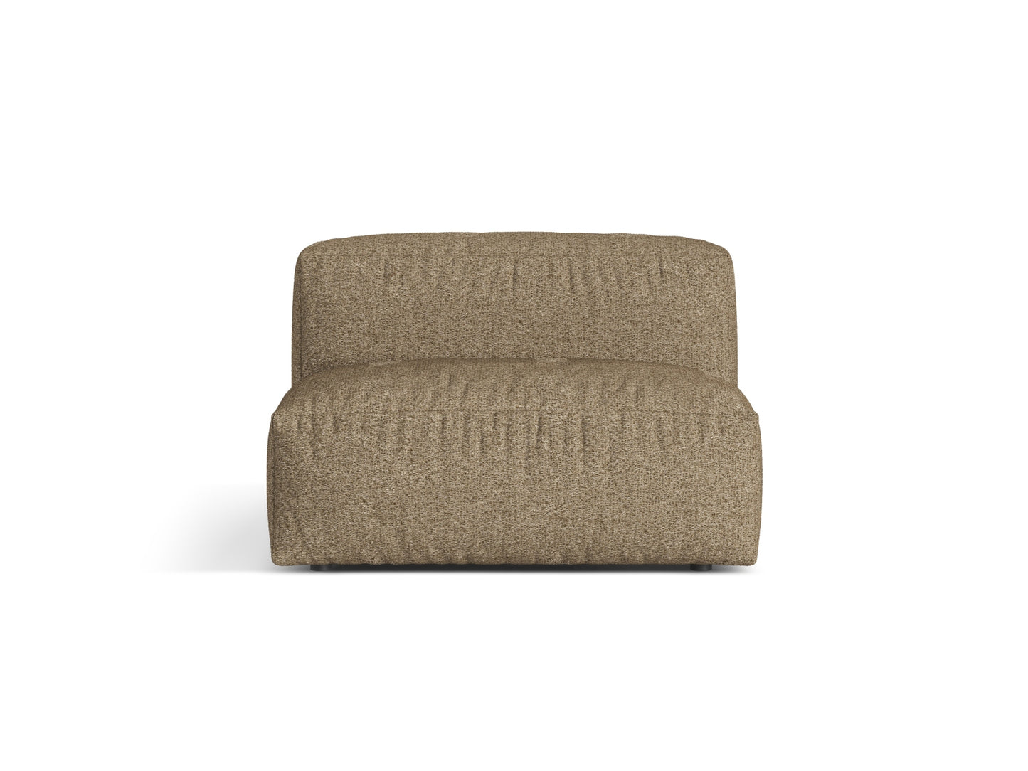 Sofamodul Bouclé Anthrazit Martina — Cappuccino