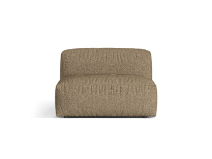 Sofamodul Bouclé Anthrazit Martina — Cappuccino