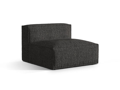 Sofamodul Bouclé Anthrazit Nuria — Wohnbeispiel