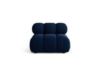 Sofamodul Samt Schwarz Bellis — Royal Blue