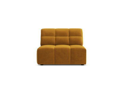 Sofamodul Samt Schwarz Jennifer — Yellow