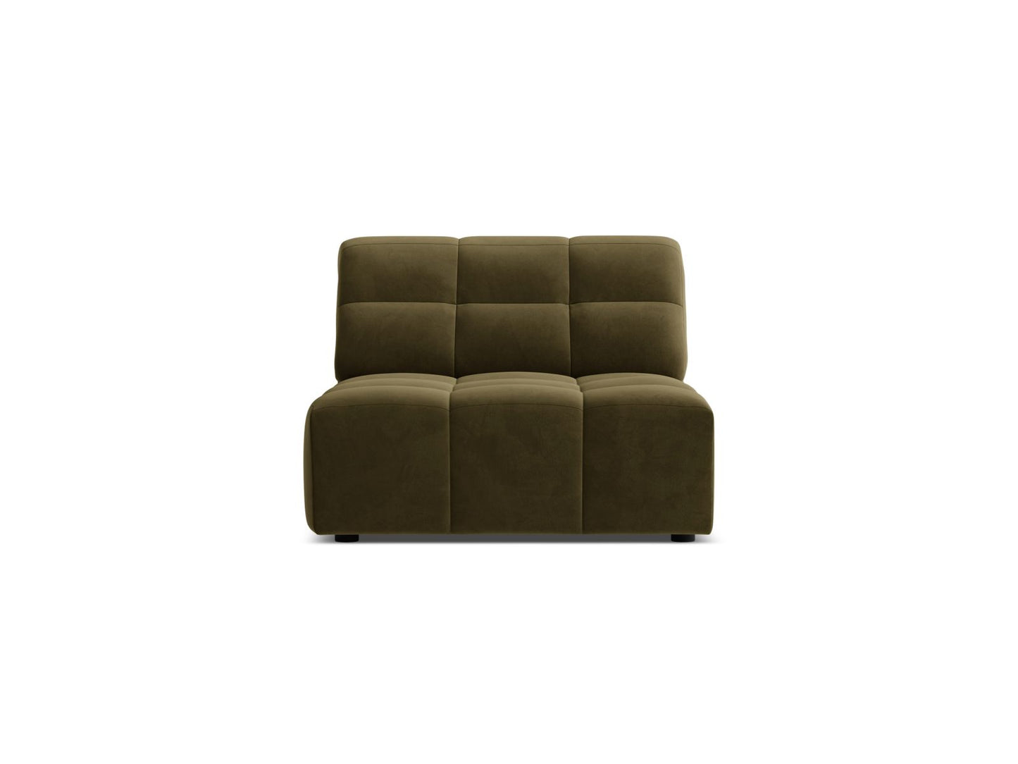 Sofamodul Samt Schwarz Jennifer — Green