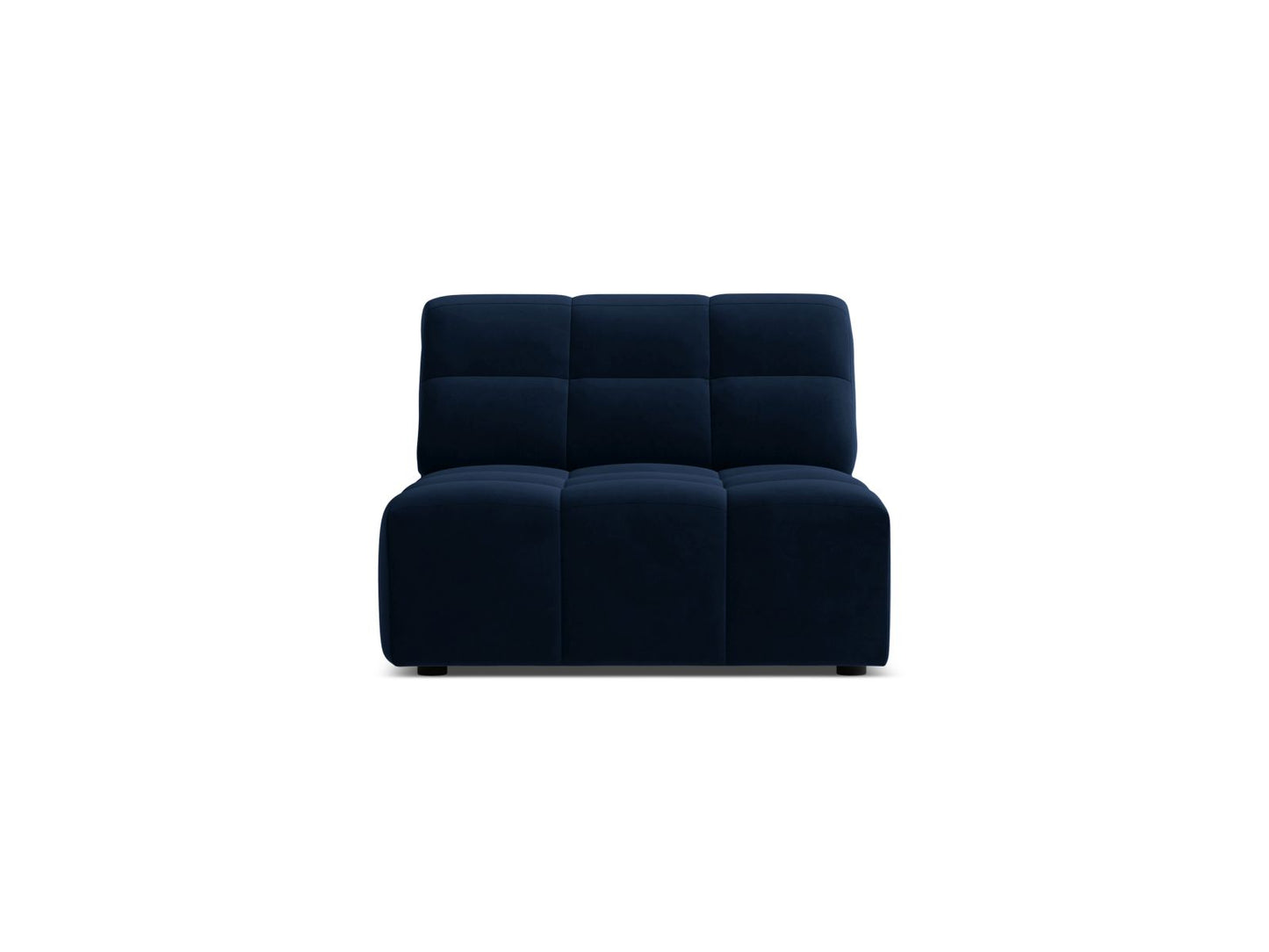 Sofamodul Samt Schwarz Jennifer — Royal Blue
