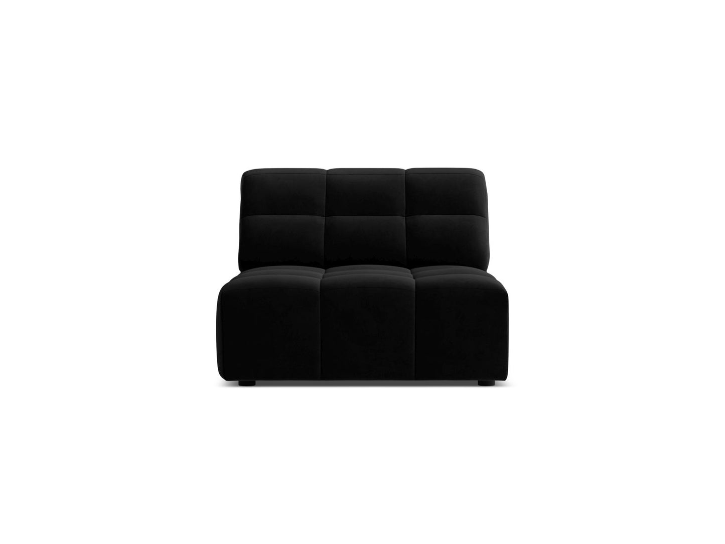 Sofamodul Samt Schwarz Jennifer — Black