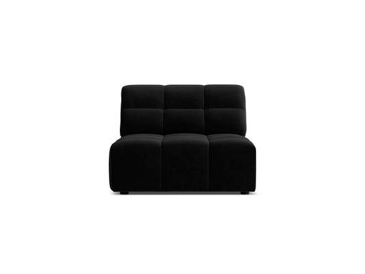 Sofamodul Samt Schwarz Jennifer — Black