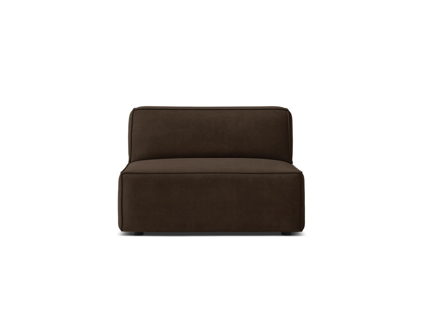Sofamodul Samt Schwarz Jodie — Dark Grey