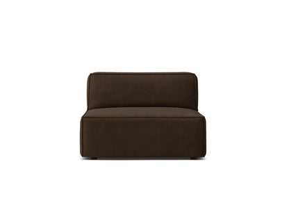 Sofamodul Samt Schwarz Jodie — Dark Grey