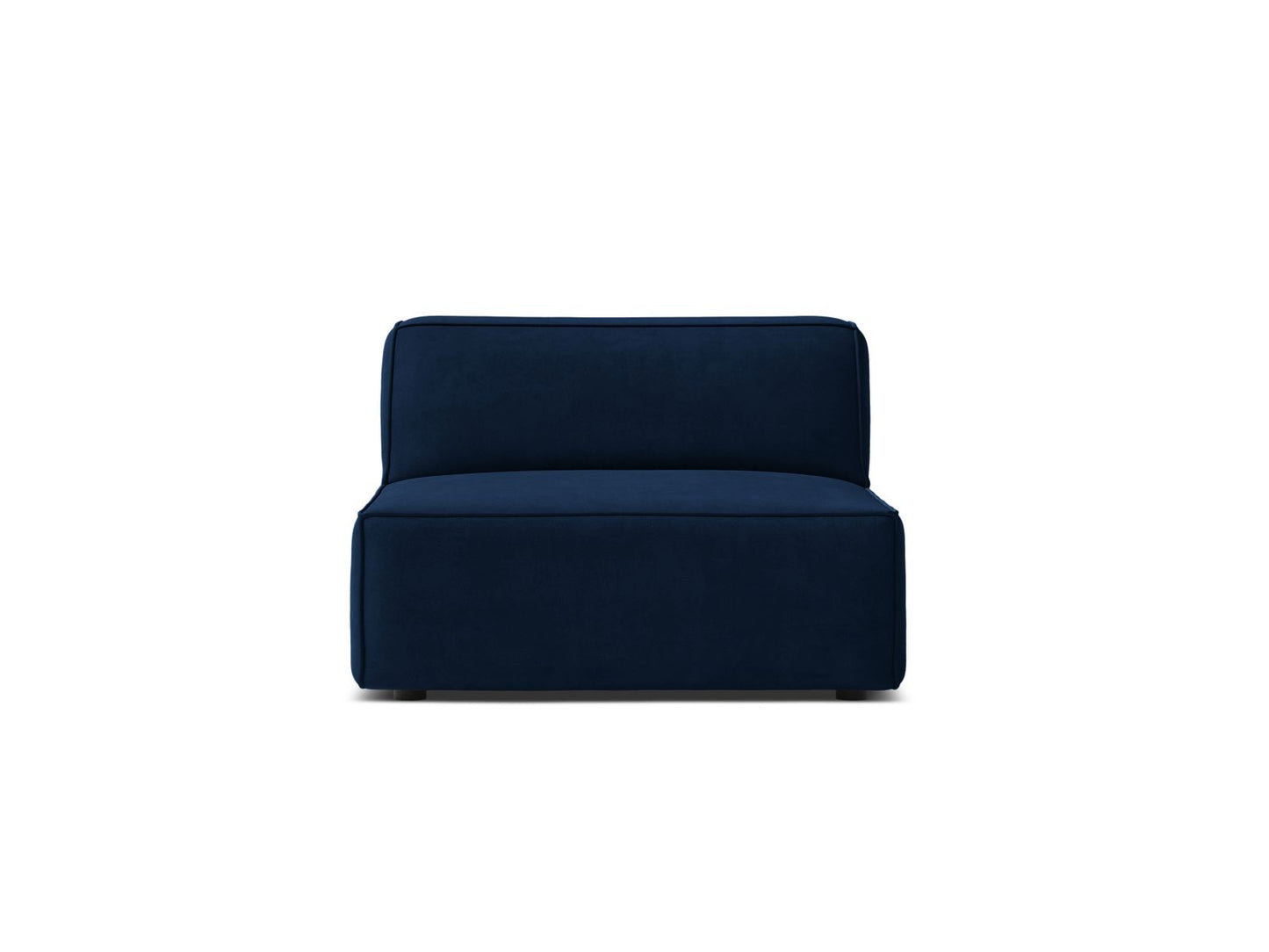 Sofamodul Samt Schwarz Jodie — Royal Blue