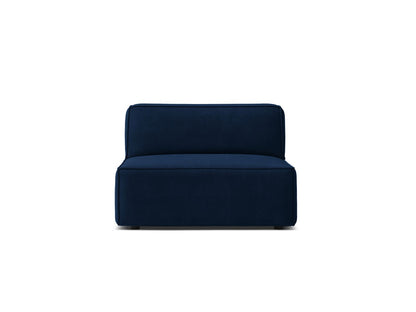 Sofamodul Samt Schwarz Jodie — Royal Blue