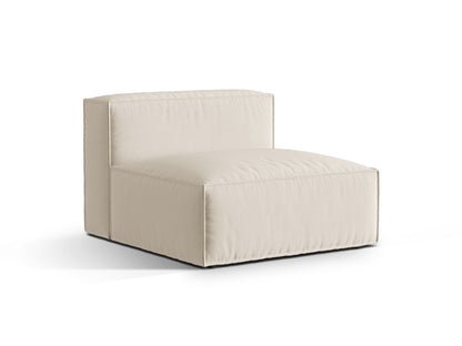 Sofamodul Samt Beige Nuria — Wohnbeispiel