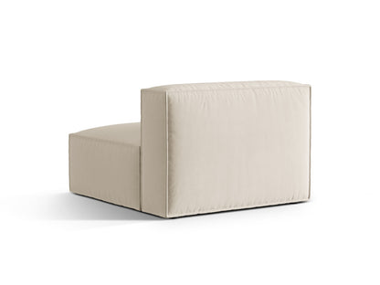 Sofamodul Samt Beige Nuria — Detailansicht