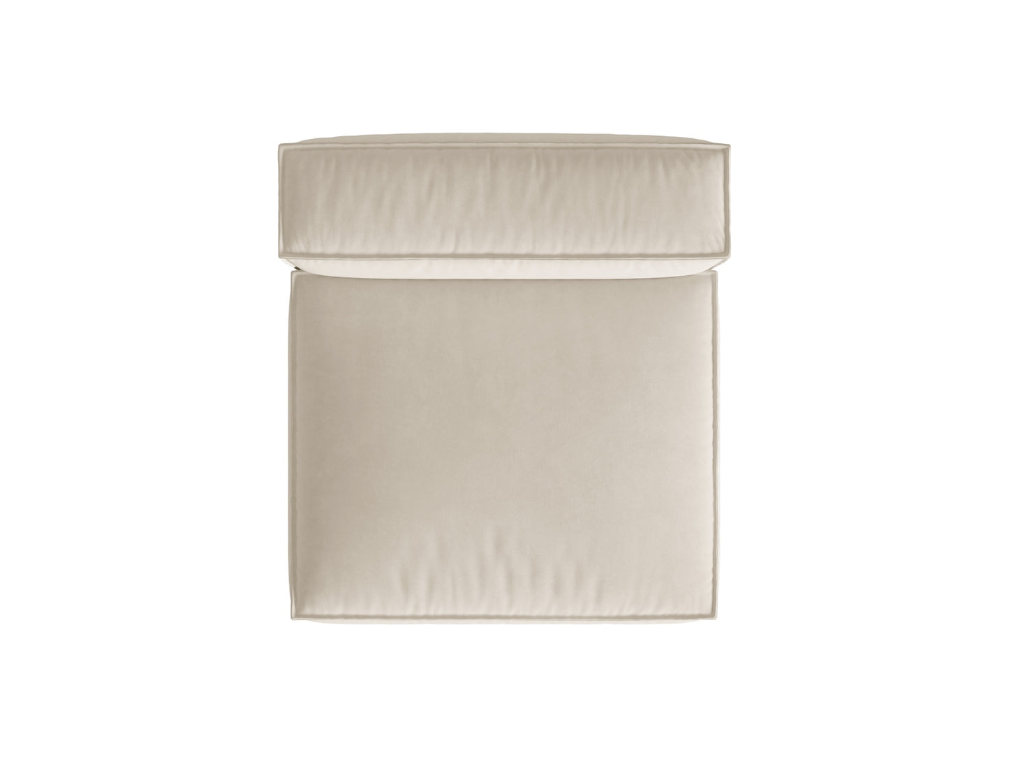 Sofamodul Samt Beige Nuria — Maße und Details