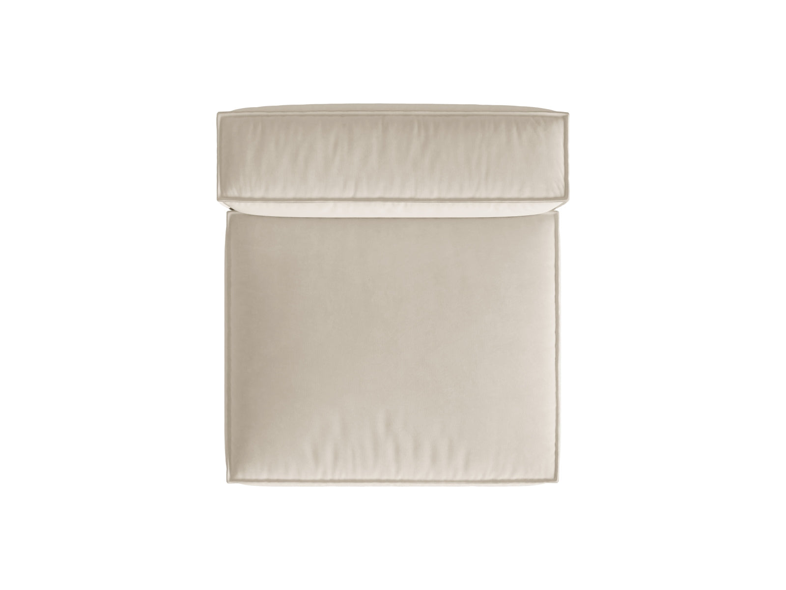 Sofamodul Samt Beige Nuria — Maße und Details