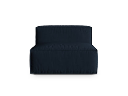 Sofamodul Samt Beige Nuria — Dark Blue