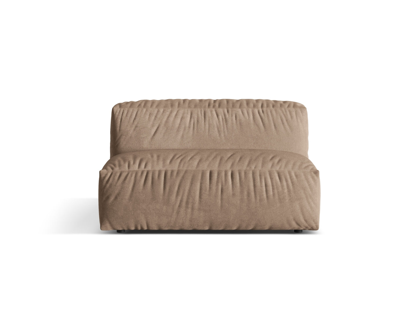 Martina Wide Single Seat, 132x106 cm — Dark Beige