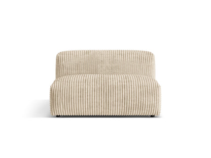Martina Wide Single Seat, 132x106 cm — Light Beige