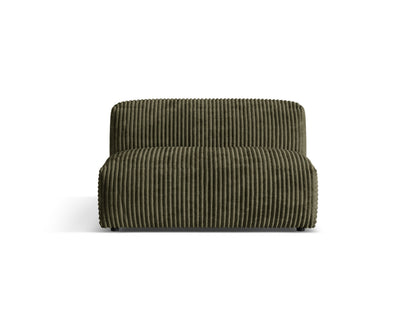 Martina Wide Single Seat, 132x106 cm — Moss Green
