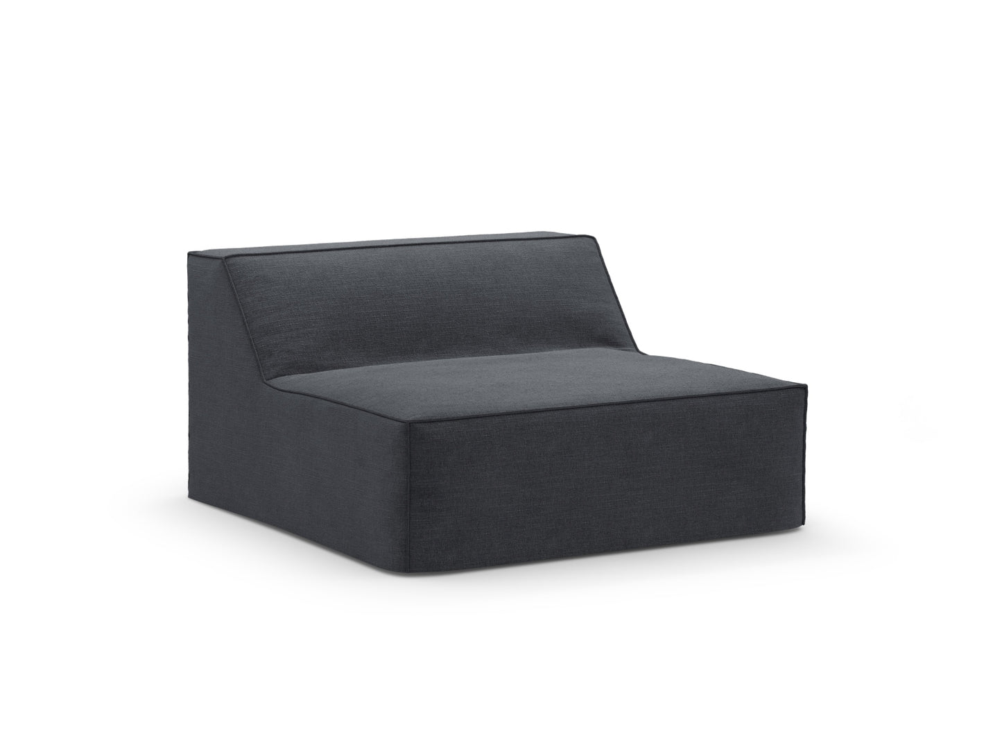 Jodie Modul Armless, 100x99 cm — Grey And Blue