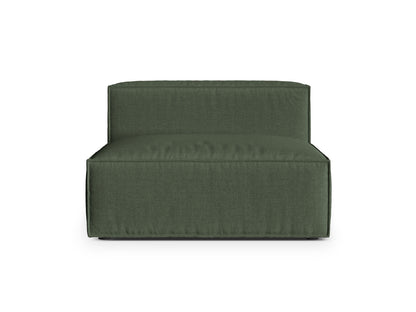Nuria Modul Armless, 2 Seats, 120x110 cm — Moss Green