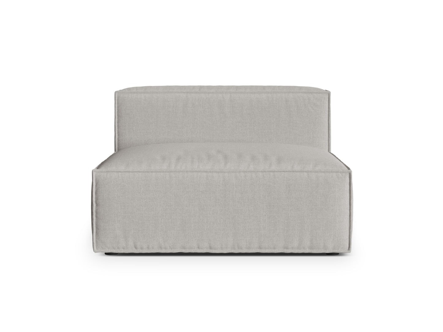 Nuria Modul Armless, 2 Seats, 120x110 cm — Light Grey