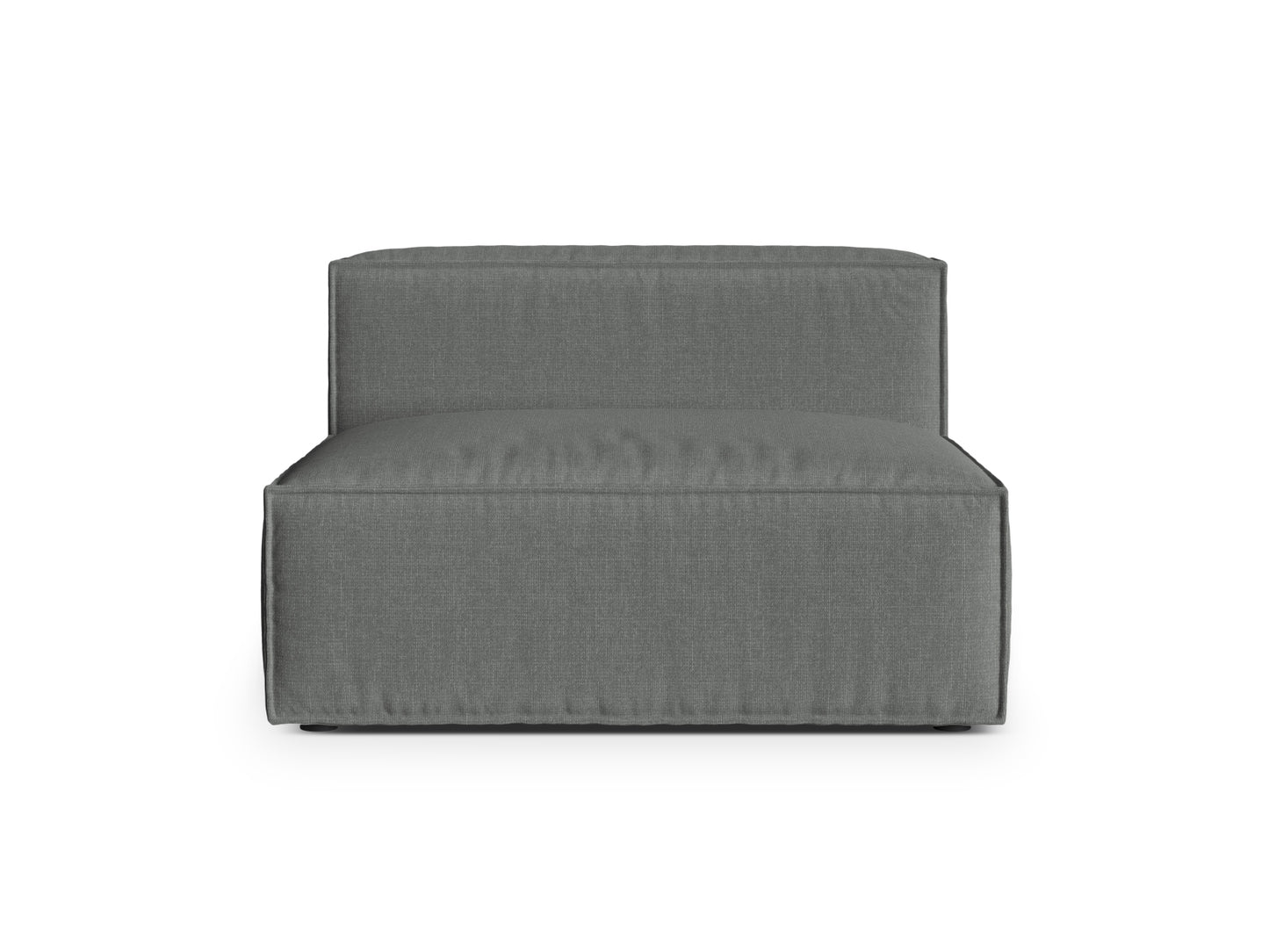 Nuria Modul Armless, 2 Seats, 120x110 cm — Grey
