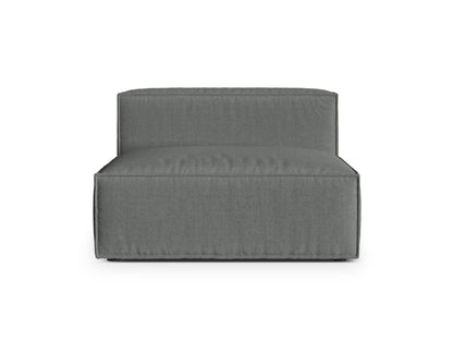 Nuria Modul Armless, 2 Seats, 120x110 cm — Grey