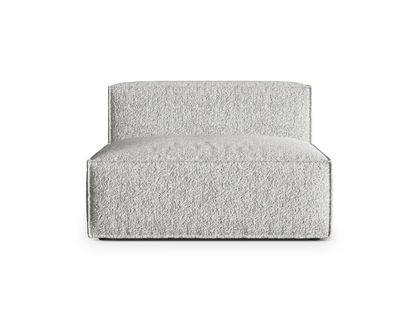 Nuria Modul Armless, 2 Seats, 120x110 cm — Silver
